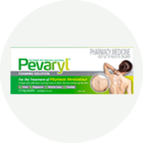 Anti Fungals: Pevaryl Foaming Solution 3*10gm sachets