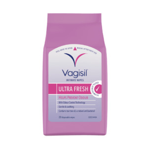 Feminine Hygiene: Vagisil Intimate Wipes Fresh Plus 20 Count