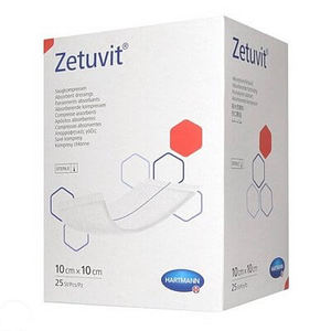 Antiseptics: Zetuvit Combine Dressing 10cm times 10cm