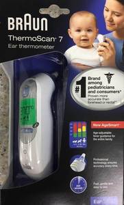 Frequently Bought: Braun Thermoscan 7 Ear Thermometer New AgeSmart IRT6520 Brand New
