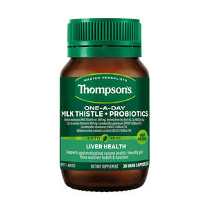 Thompson‘s One-A-Day Milk Thistle + Probiotics 30 Caps