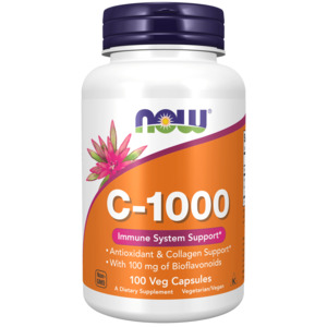 NOW Vitamin C-1000, With 100mg of Bioflavonoids
