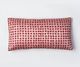 Dotty – pink polka dot cushion in rose quartz silk