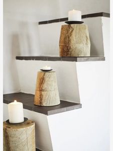 Bags Homeware: Recycled Wooden Candle Stands