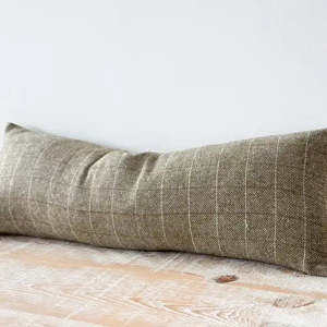 Decor Vases: Betty Olive Green Bolster