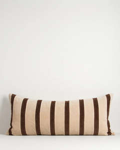 Huxley Natural/Chocolate Cushion