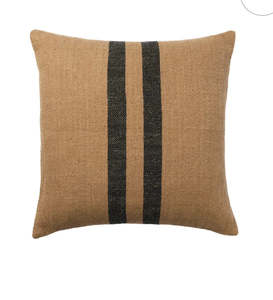 Decor Vases: Cushion Cover Sigrun - Brown Kelp/Black 50 x 50cm