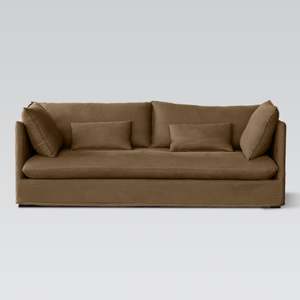 Furniture: Mocka Linen Sofa