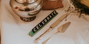 For Hire: Silver Plated Cake Knife and Slice Set - Dooley Street Styling