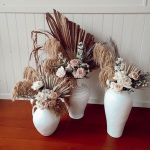 Large White Urn Collection - Dooley Street Styling