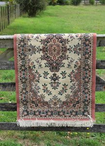 For Hire: Small Pink and Blue Rug - Dooley Street Styling