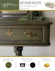 Paint Recipes: Old Worldly Green