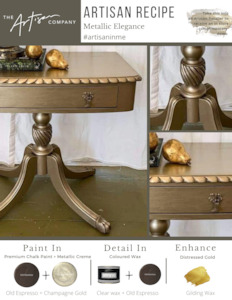 Paint Recipes: Metallic Elegance
