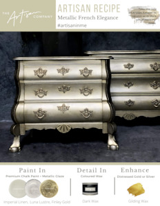 Paint Recipes: Metallic French Elegance