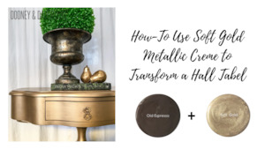 How To Videos: How-To Use Soft Gold Metallic Creme