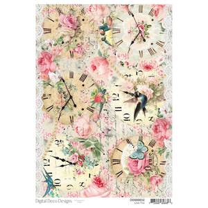 Decoupage: A4 Rice Paper - DDD - Love You