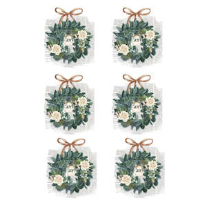 Christmas Decoupage Papers: Christmas Transfer - Joy Labels - AVAILABLE FOR PRE-ORDER