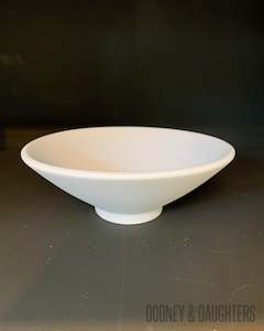 Unglazed Ceramics: Undecorated Ceramic Footed Bowl