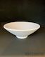Undecorated Ceramic Footed Bowl