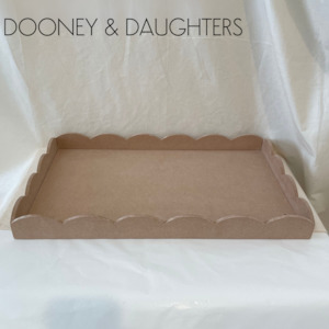 Wood Collection: Large Scallop Tray