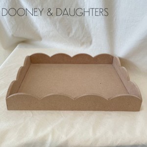 Wood Collection: Small Scallop Tray