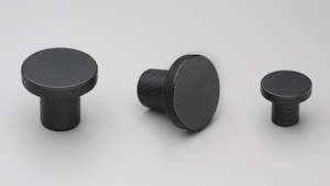 Knobs And Handles: Wooden Circum Knob - Ash Black Stain