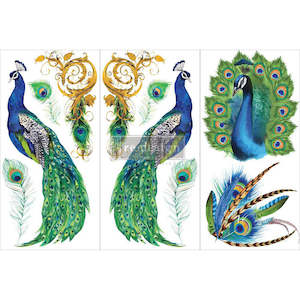 Mini Transfers: ReDesign Transfer Mini - Peacock Paradise
