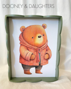 Photo Frames: Bear Small Scallop Tray