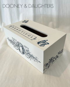 Custom Commission - Beautiful Rectangle Tissue Box