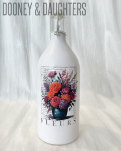 Fleurs Glass Bottle