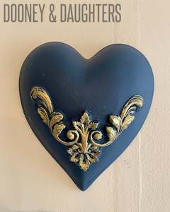 Decorated Hearts: Large Heart - Royal Navy