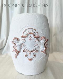 Pure Santorini Cherub Vase