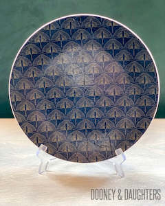 Decorated Coasters Plates Tiles Tumblers: Plate - Ibis Gold