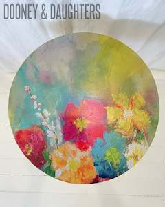 Side Tables: Karen's Technicolour Bouquet Side Table