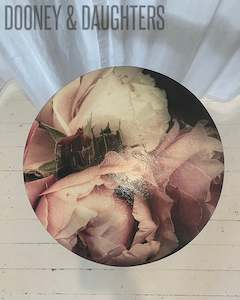 Moody Florals Side Table