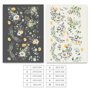 Garden Grace Thermal Fusion Transfer