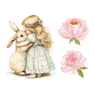 Easter Transfer - Bunny Love - AVAILABLE FOR PRE-ORDER