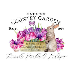 Farm Style Transfer - Country Garden - AVAILABLE FOR PRE-ORDER