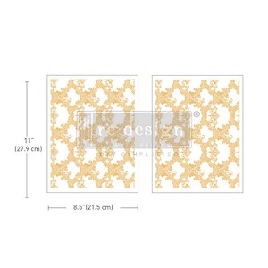 ReDesign Gold Foil Transfer - Middy Golden Lacework