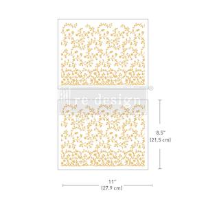 ReDesign Gold Foil Transfer Middy - Vineyard Elegance