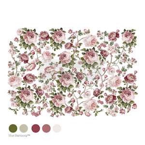 Redesign Decoupage Fiber Papers: Decoupage Fiber - Timeless Blooms