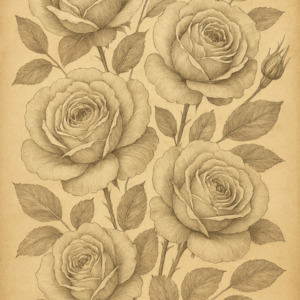 Mint Large Decoupage Papers: Botanical Illustrations II Decoupage Paper - AVAILABLE FOR PRE-ORDER