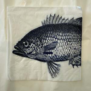 Napkin - Fish Marine