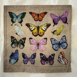 Napkins: Napkin - Papillons