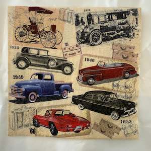Napkin - Classic Cars