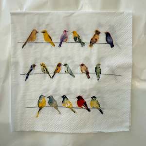 Napkins: Napkin - Birds Community