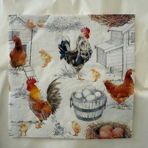 Napkin - Chicken Farm