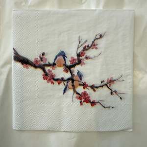 Napkin - Couple On The Branch