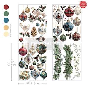 Christmas Decoupage Papers: ReDesign Transfer Middy - Gilded Elegance