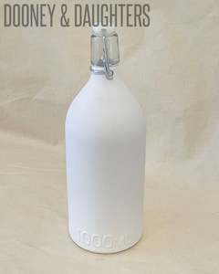 White Glass Bottle